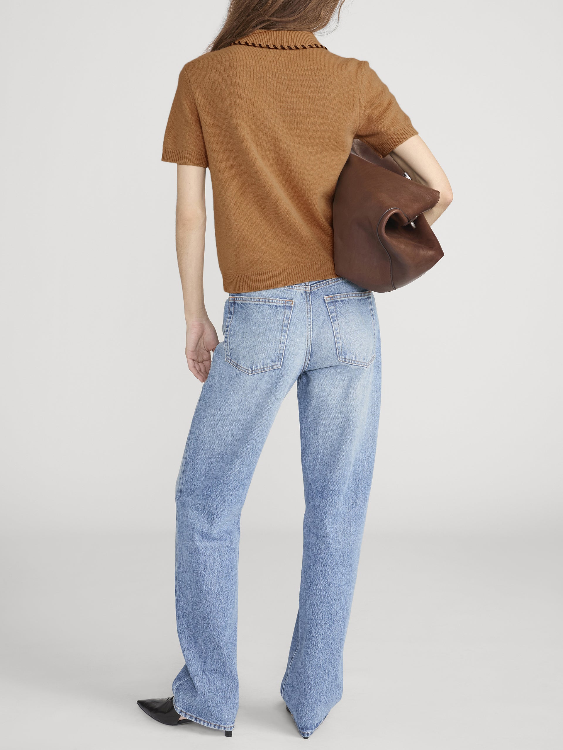 Polo On Model Back