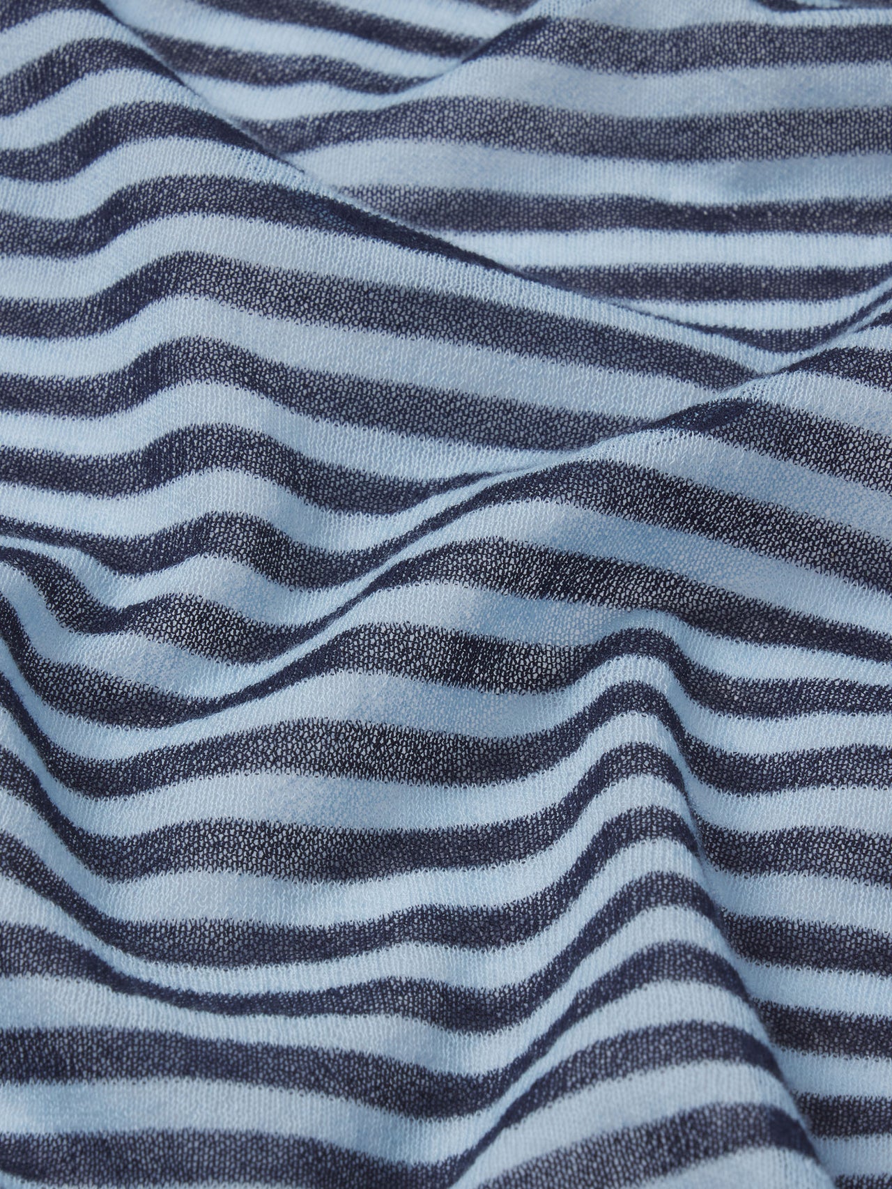 The Collared Cardi -- Powder Blue Multi