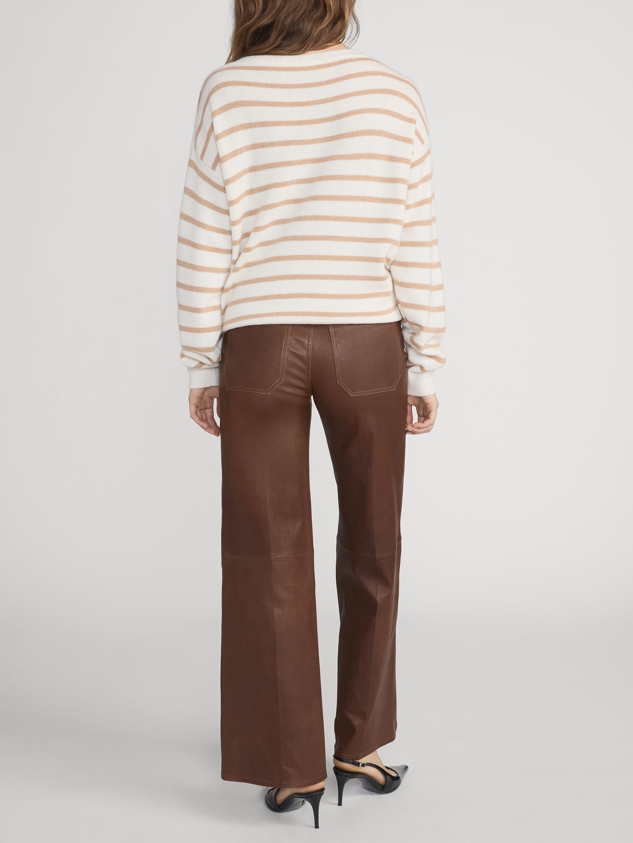 Sweater On Model Back