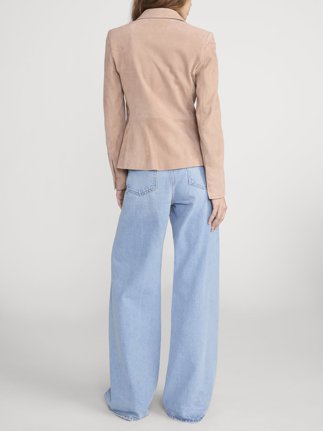 Jacket On Model Back