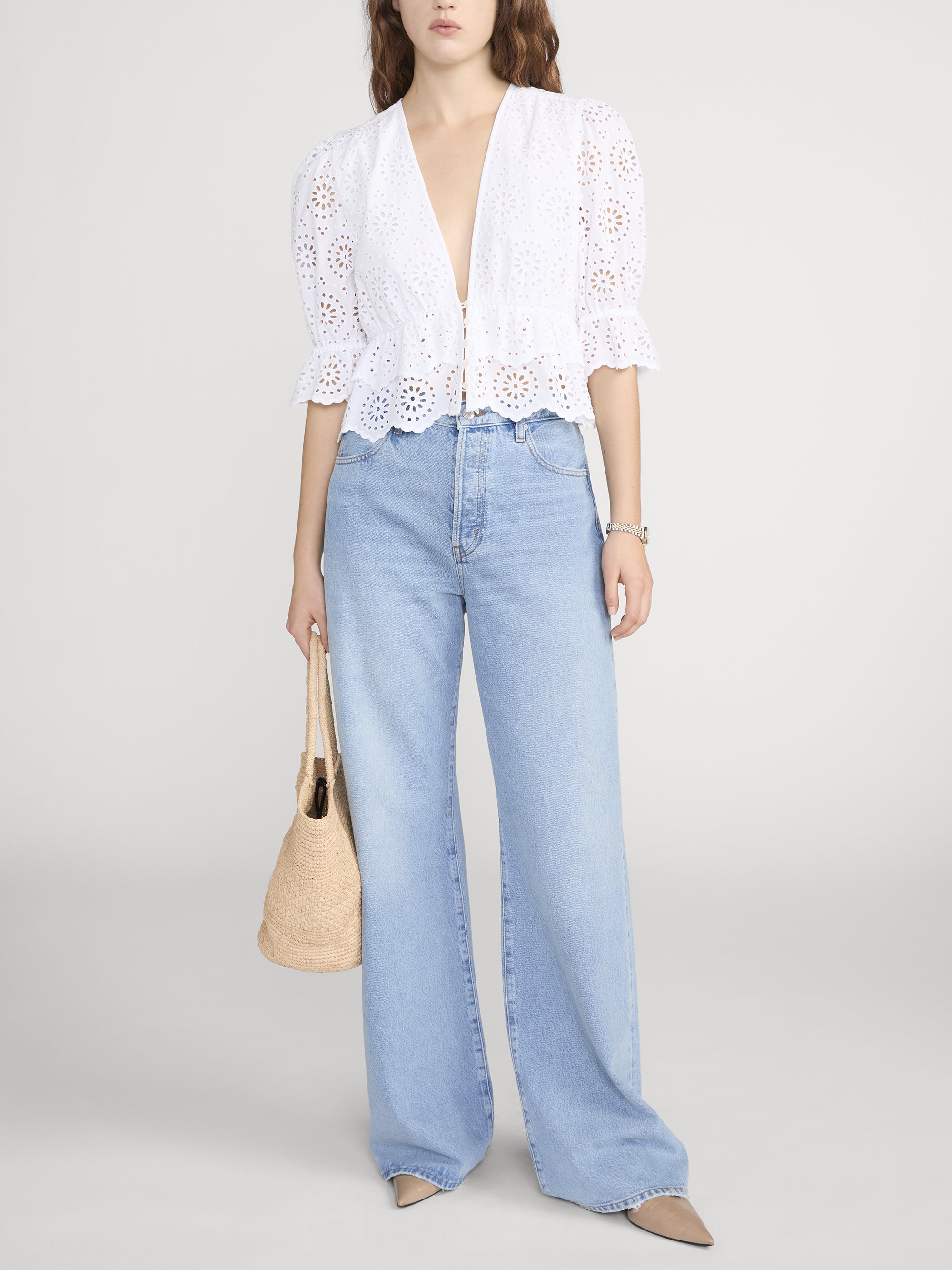 Blouse On Model Front