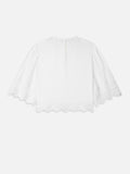 The Embroidered Top -- White