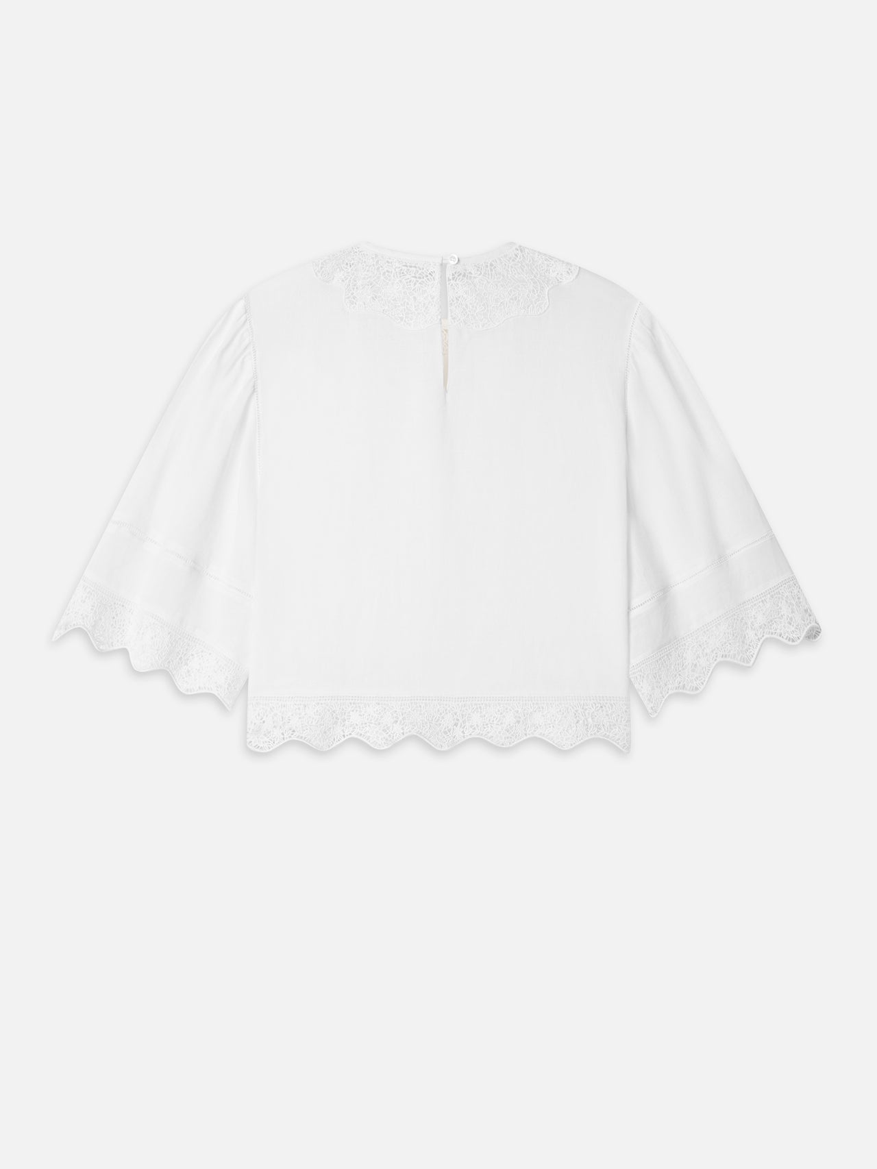 The Embroidered Top -- White