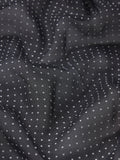 Polka Dot Modern Tie Blouse -- Navy Multi