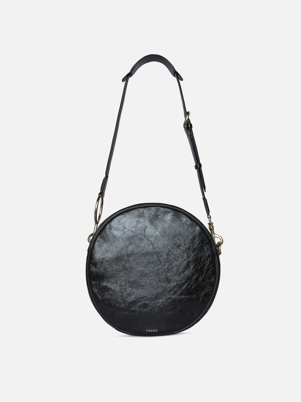 Black circle cheap handbag