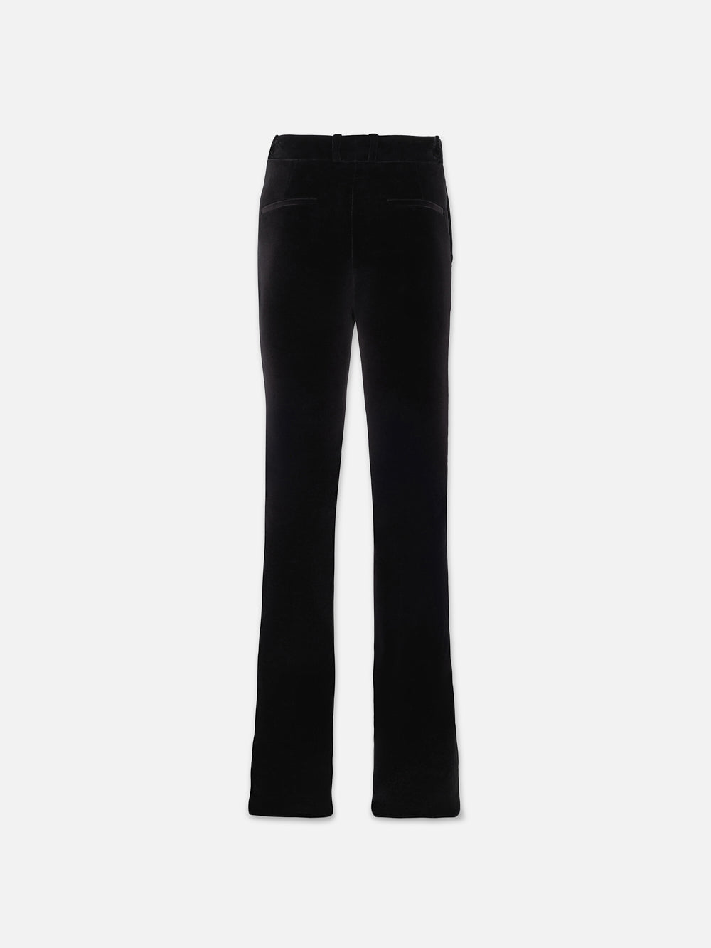 FRAME Slim Exaggerated Flare Trouser in Black