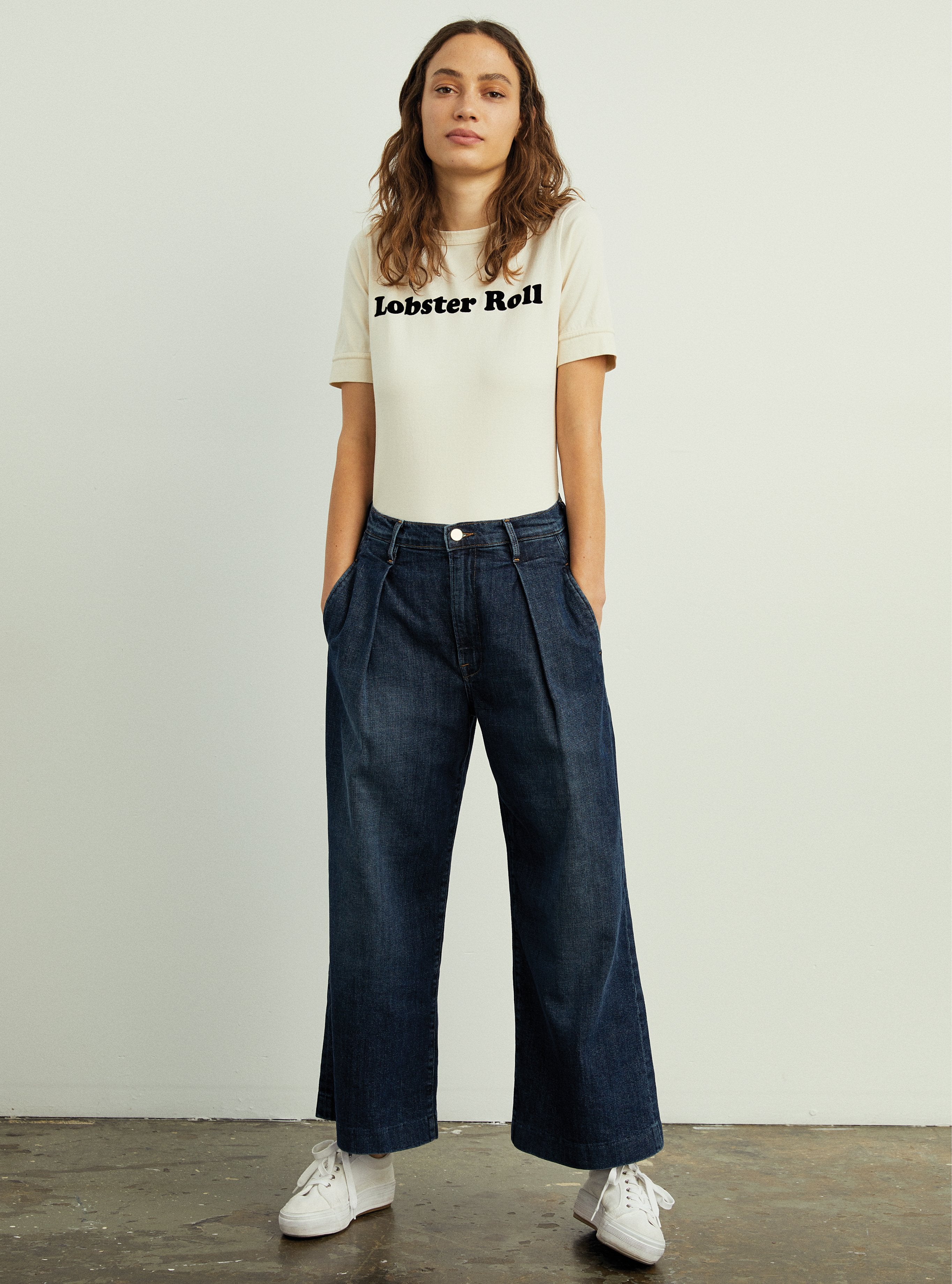 Shop the Look -- Lobster Roll Tee & Deep Pleat Crop Palazzo