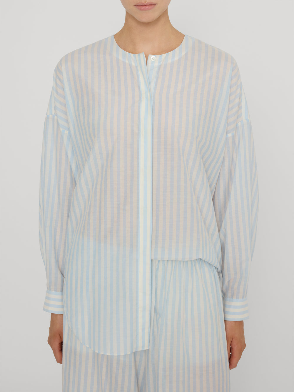 The Gallery Shirt -- Frost Stripe