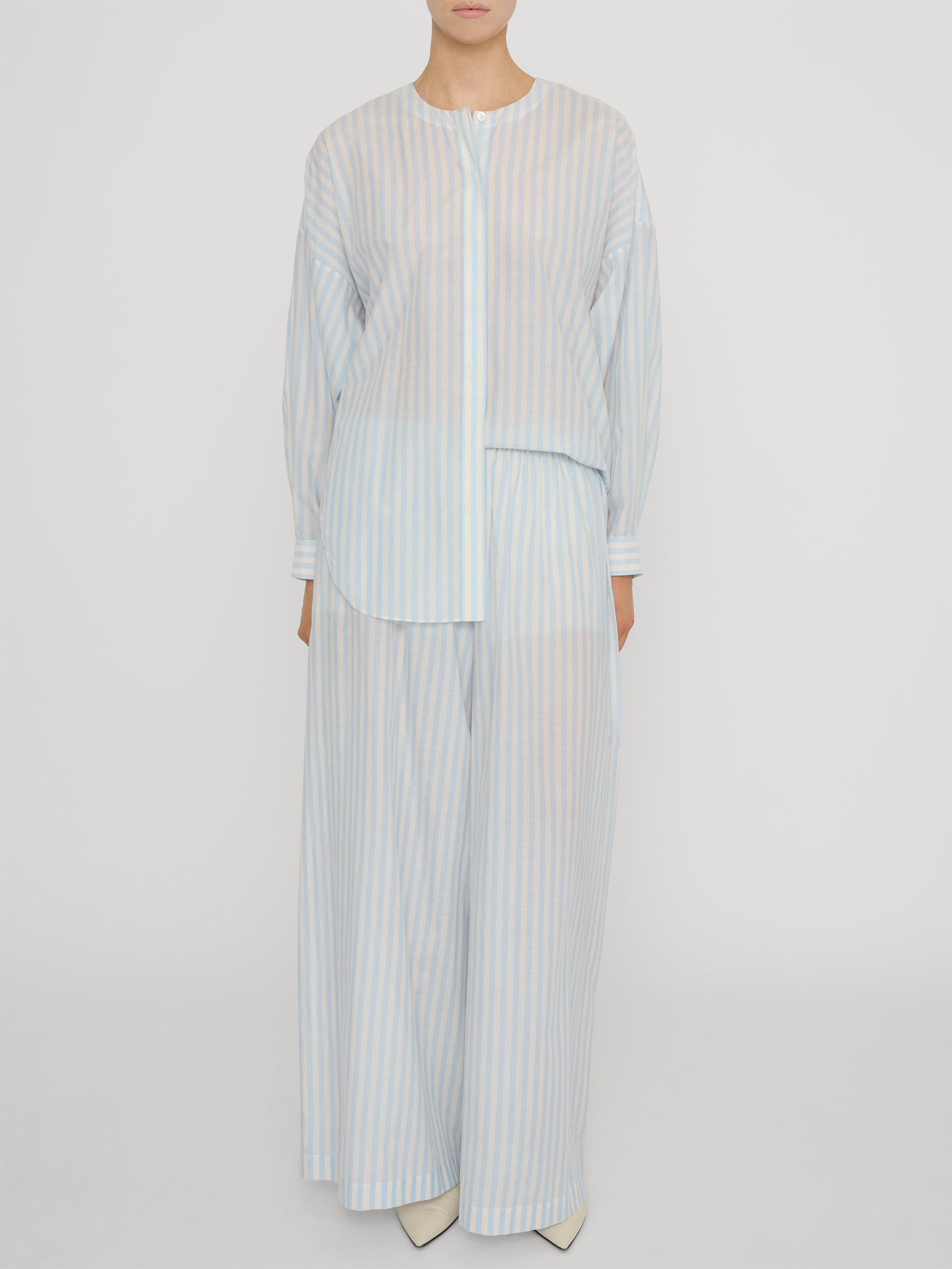 The Gallery Shirt -- Frost Stripe