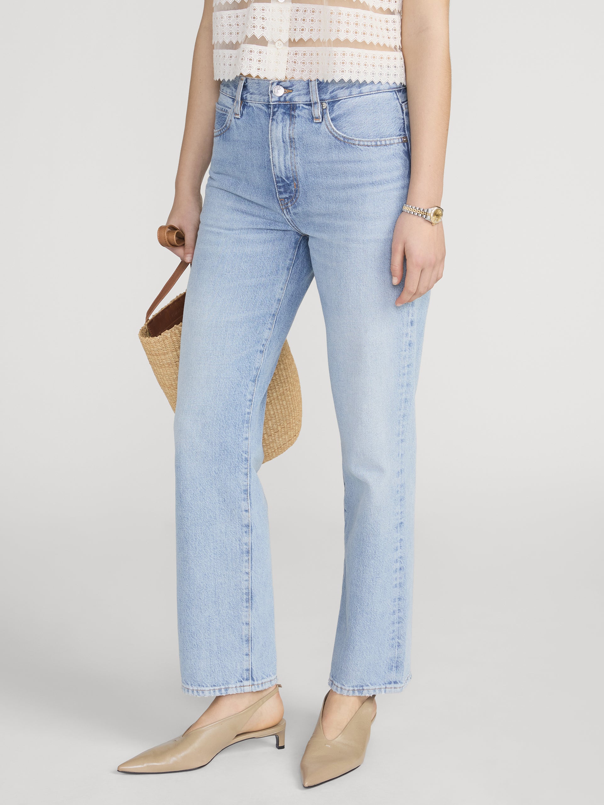 Jean on Model Side 