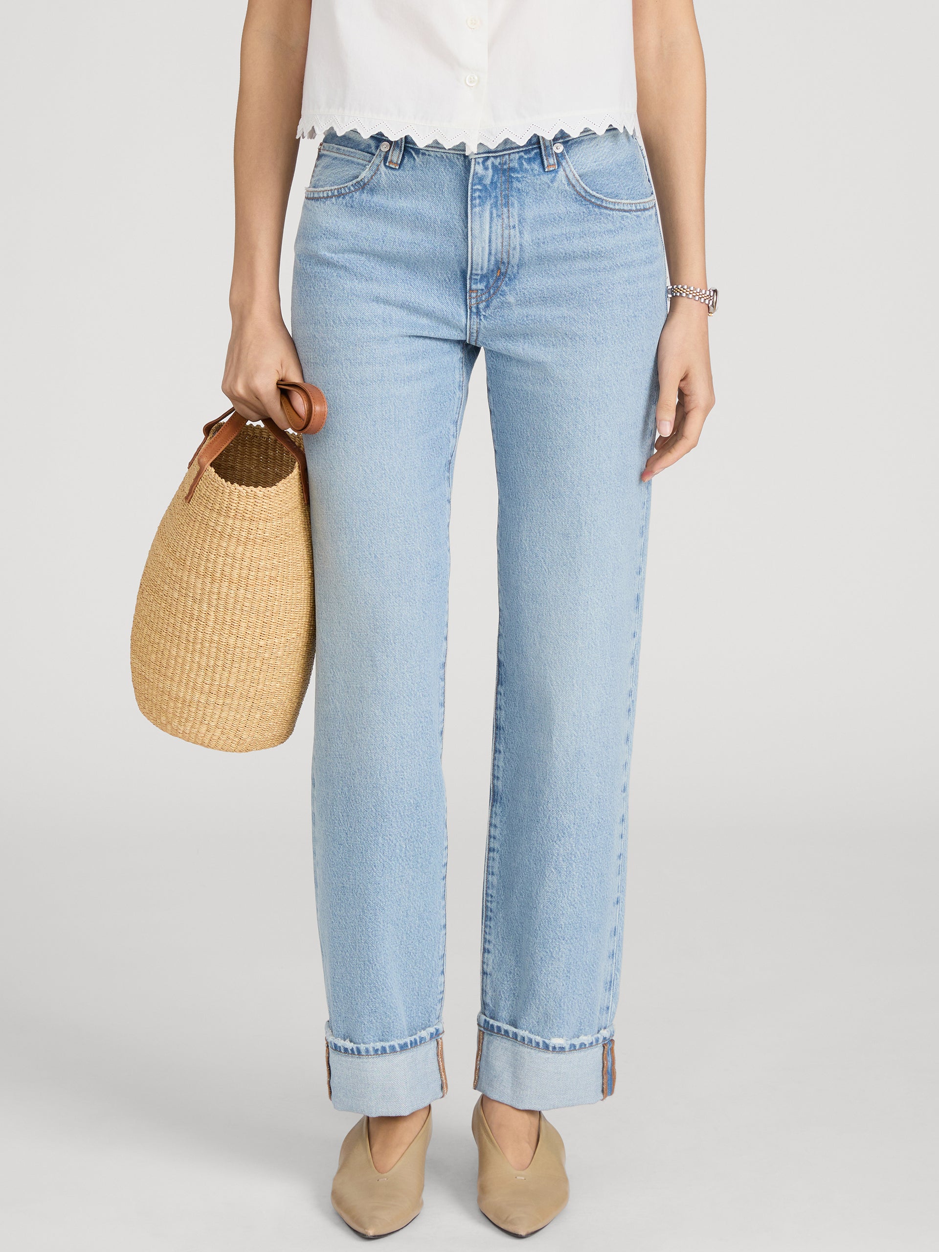 Jean on model 