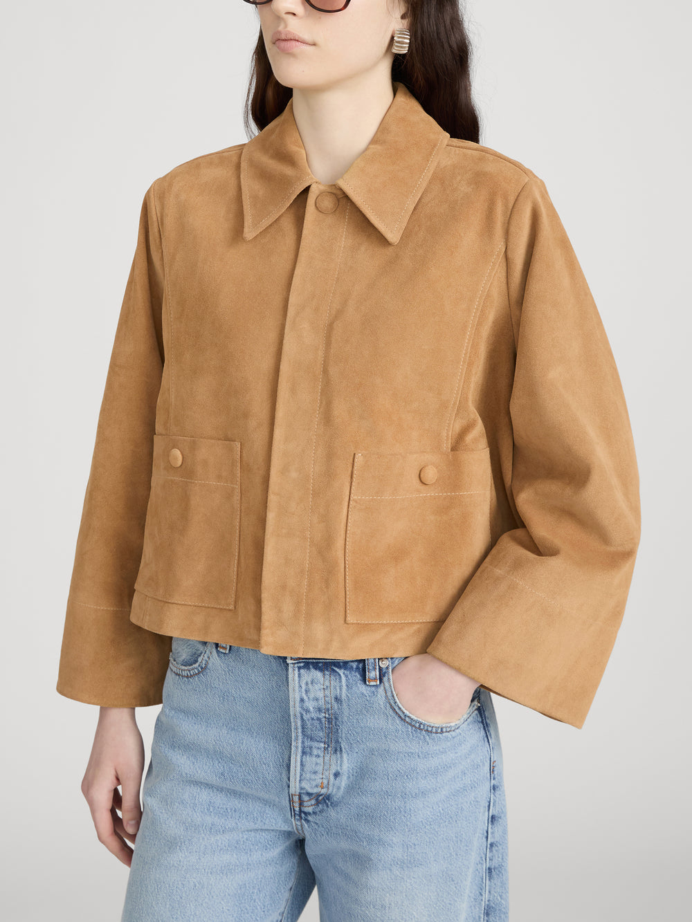 Jacket On Model Side 