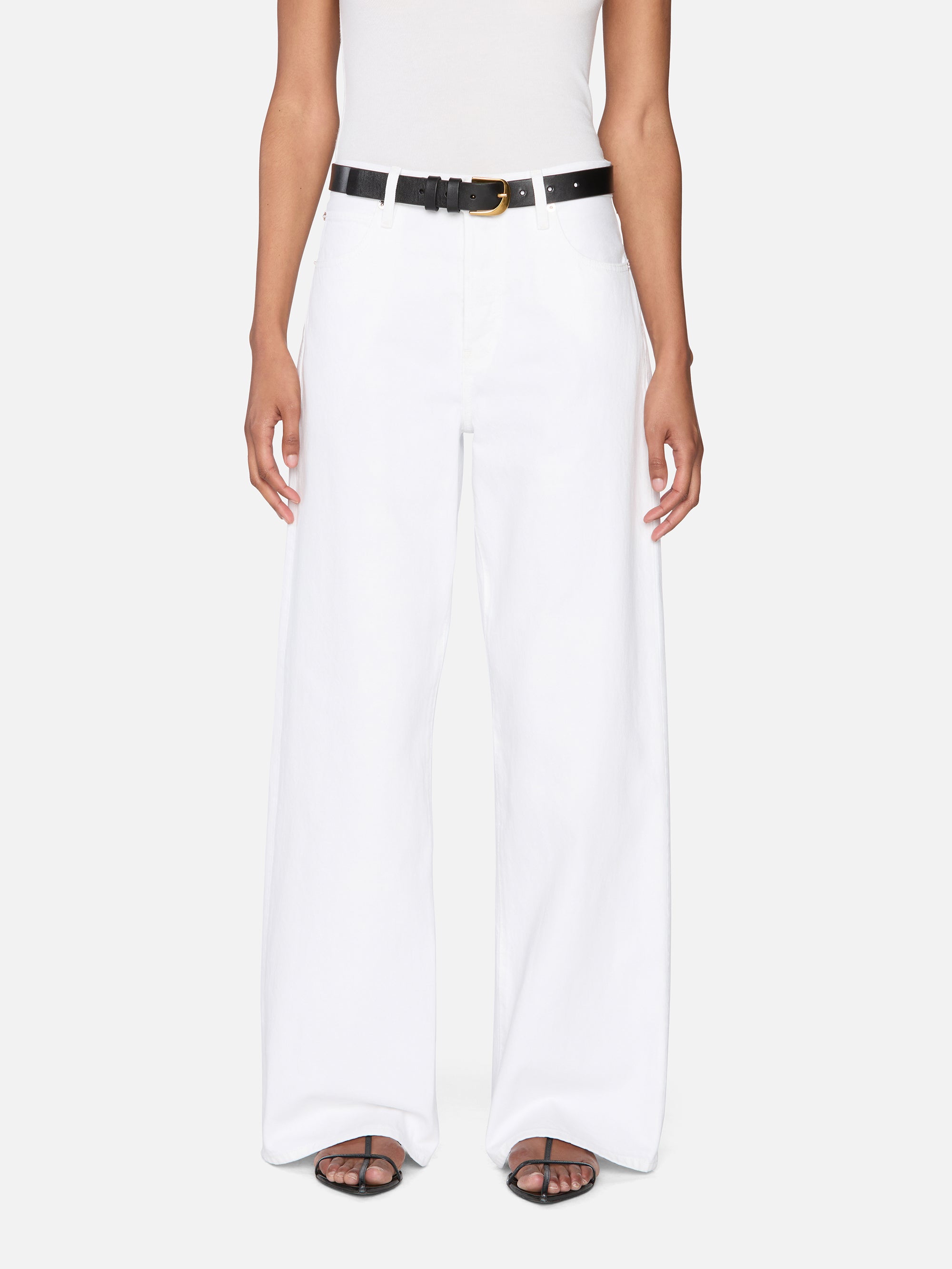 値下げ！JSELF Wide Loose Denim White ［25］ 値下げ！JSELF Wide Loose Denim White ［25］