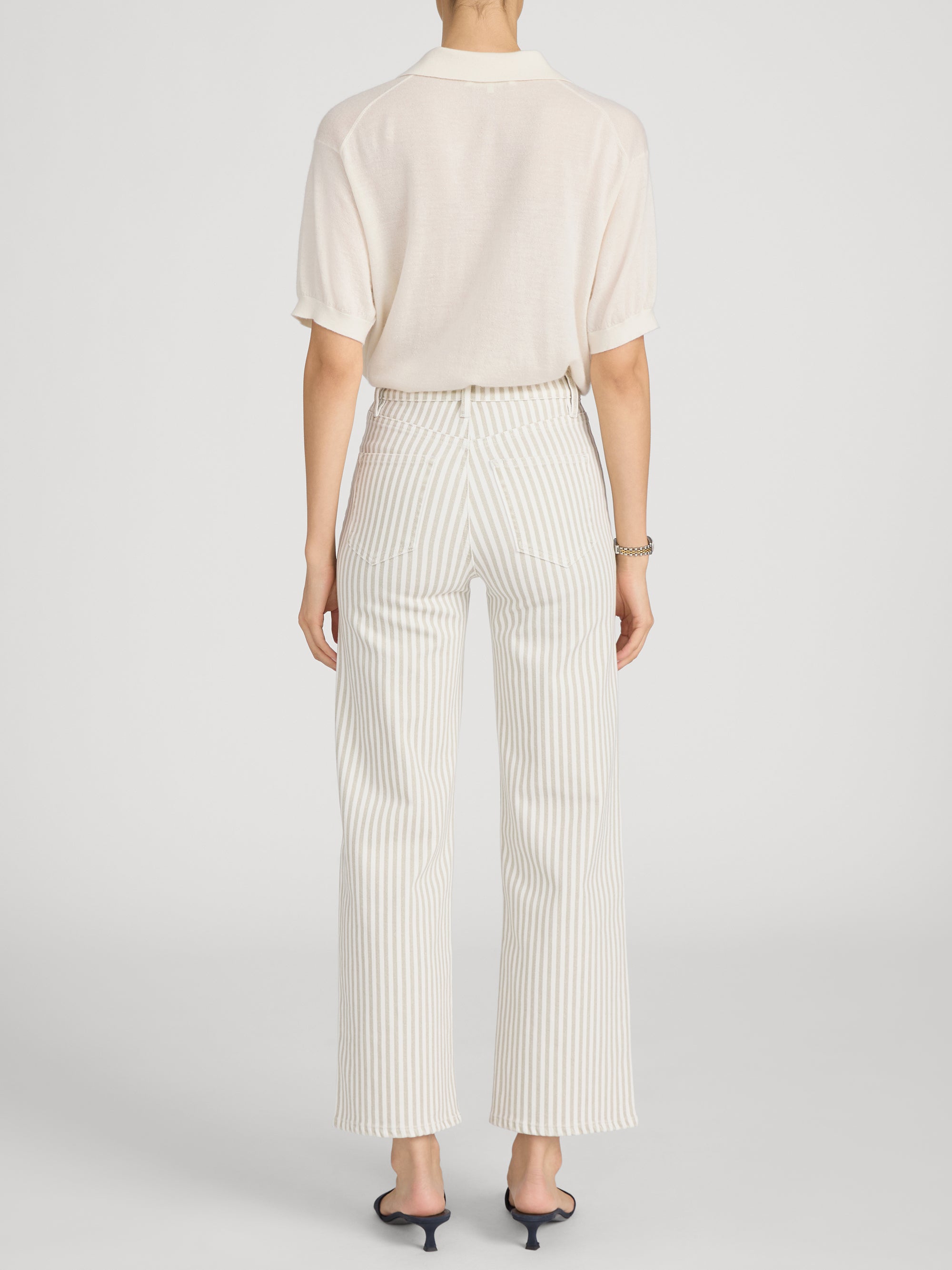 The Anchor Pant -- Flax Stripe