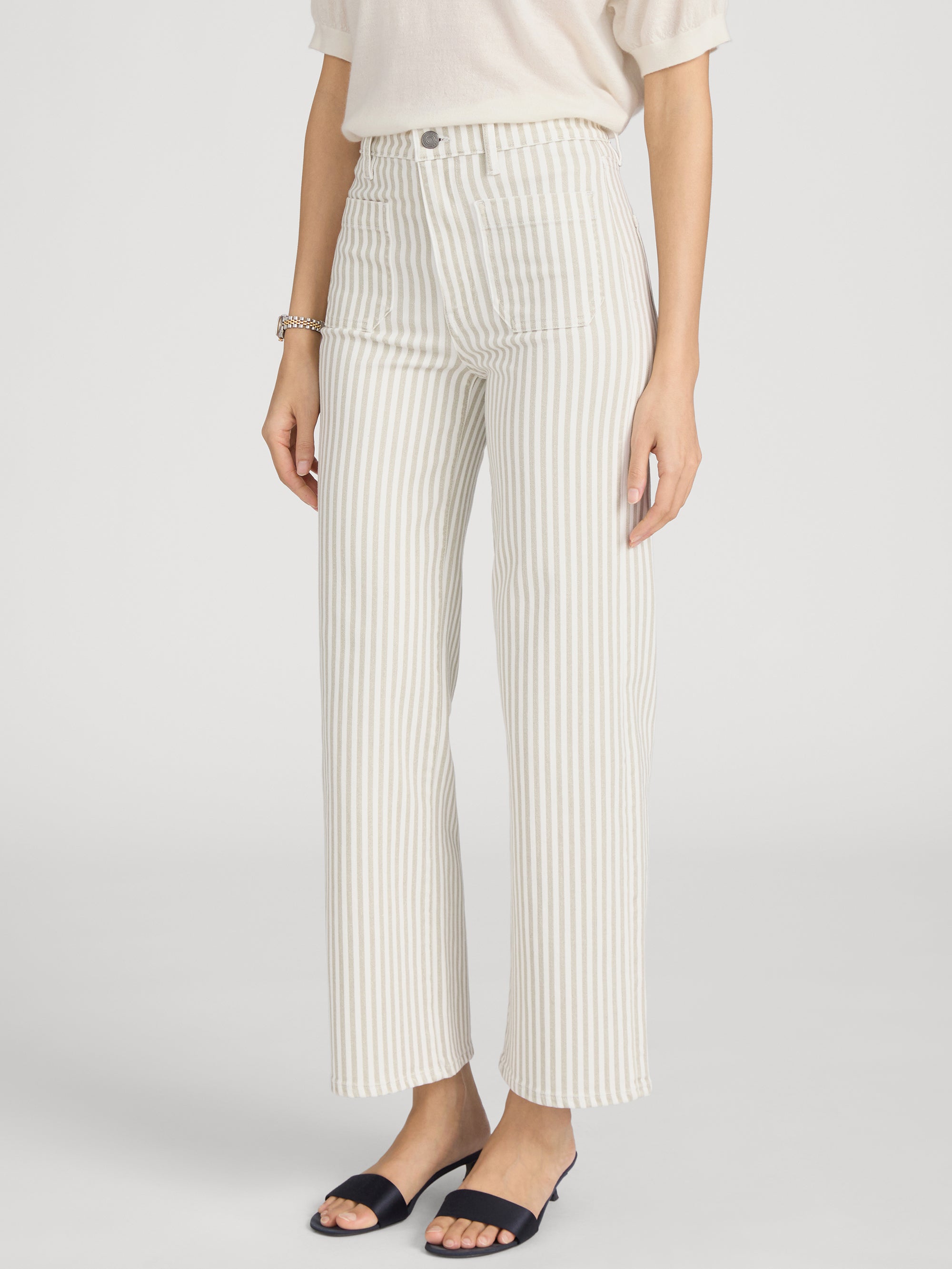 The Anchor Pant -- Flax Stripe