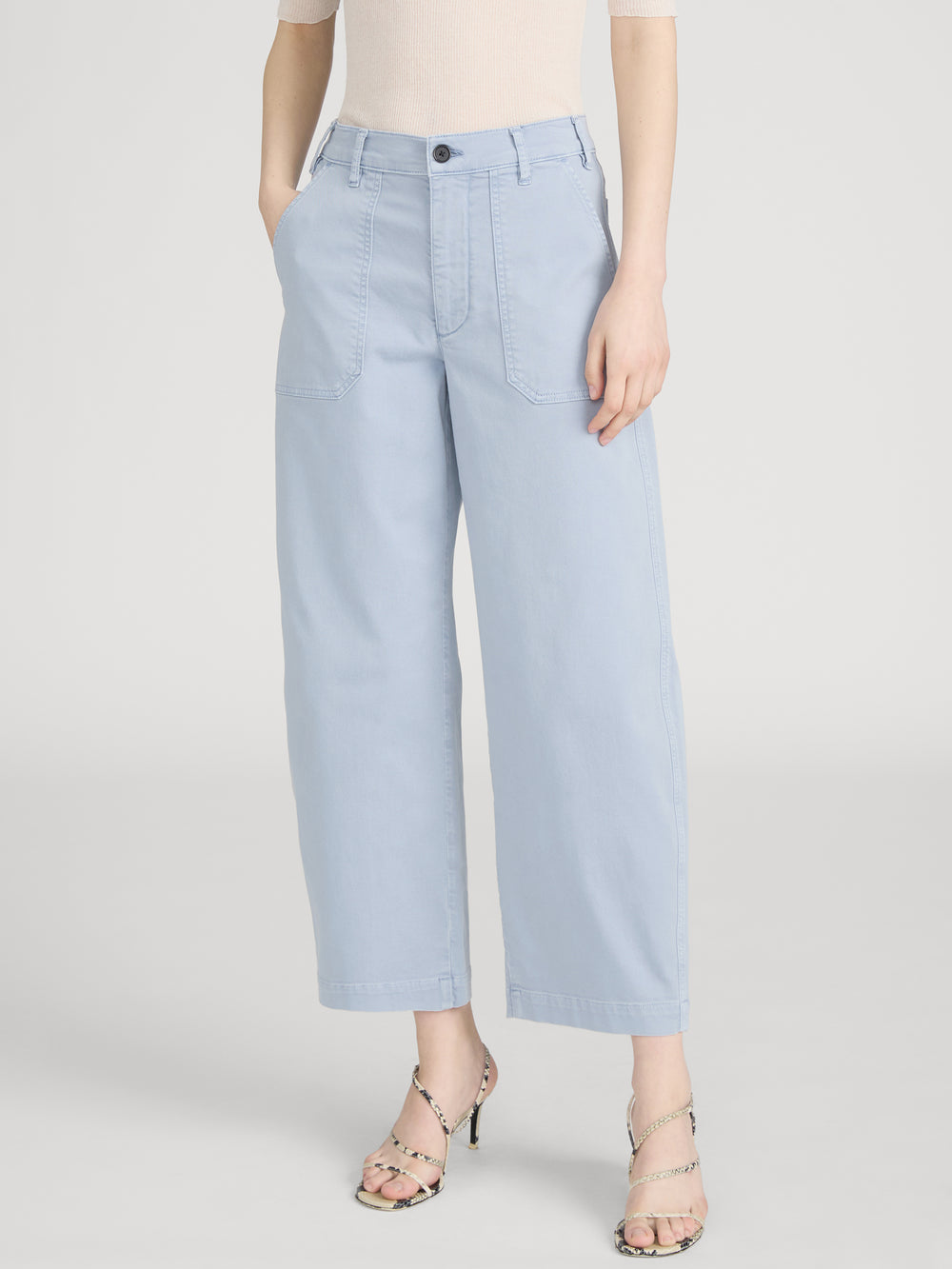 Pant on model crop 