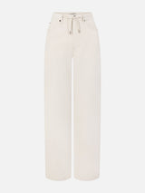The Off Duty Drawstring Bow -- Natural Ecru