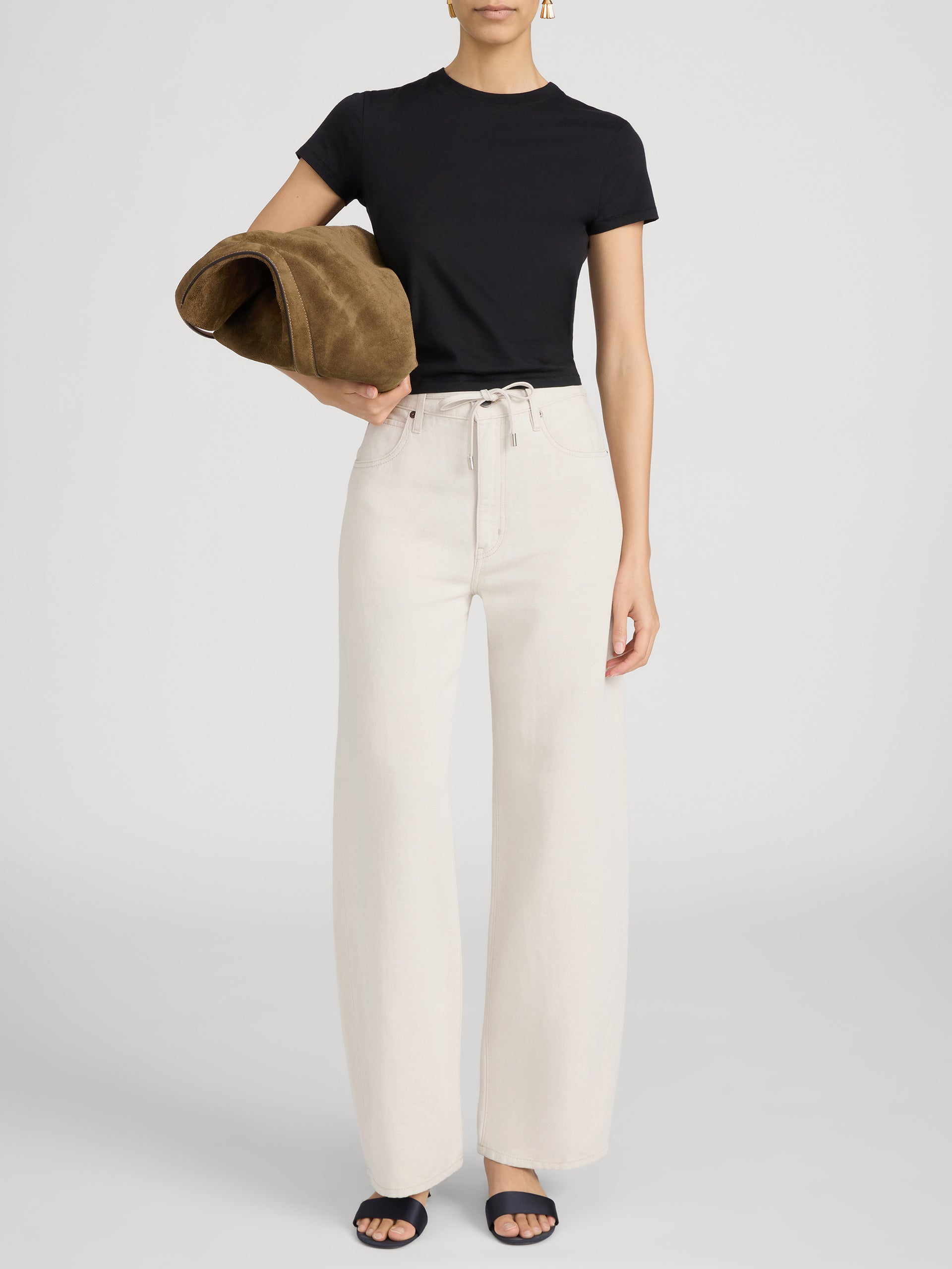 Pant on model front 