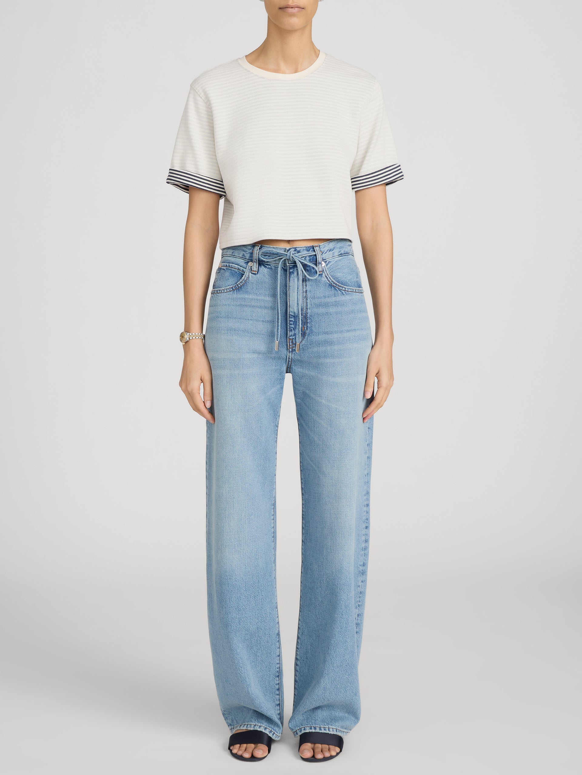 Jean on model front 