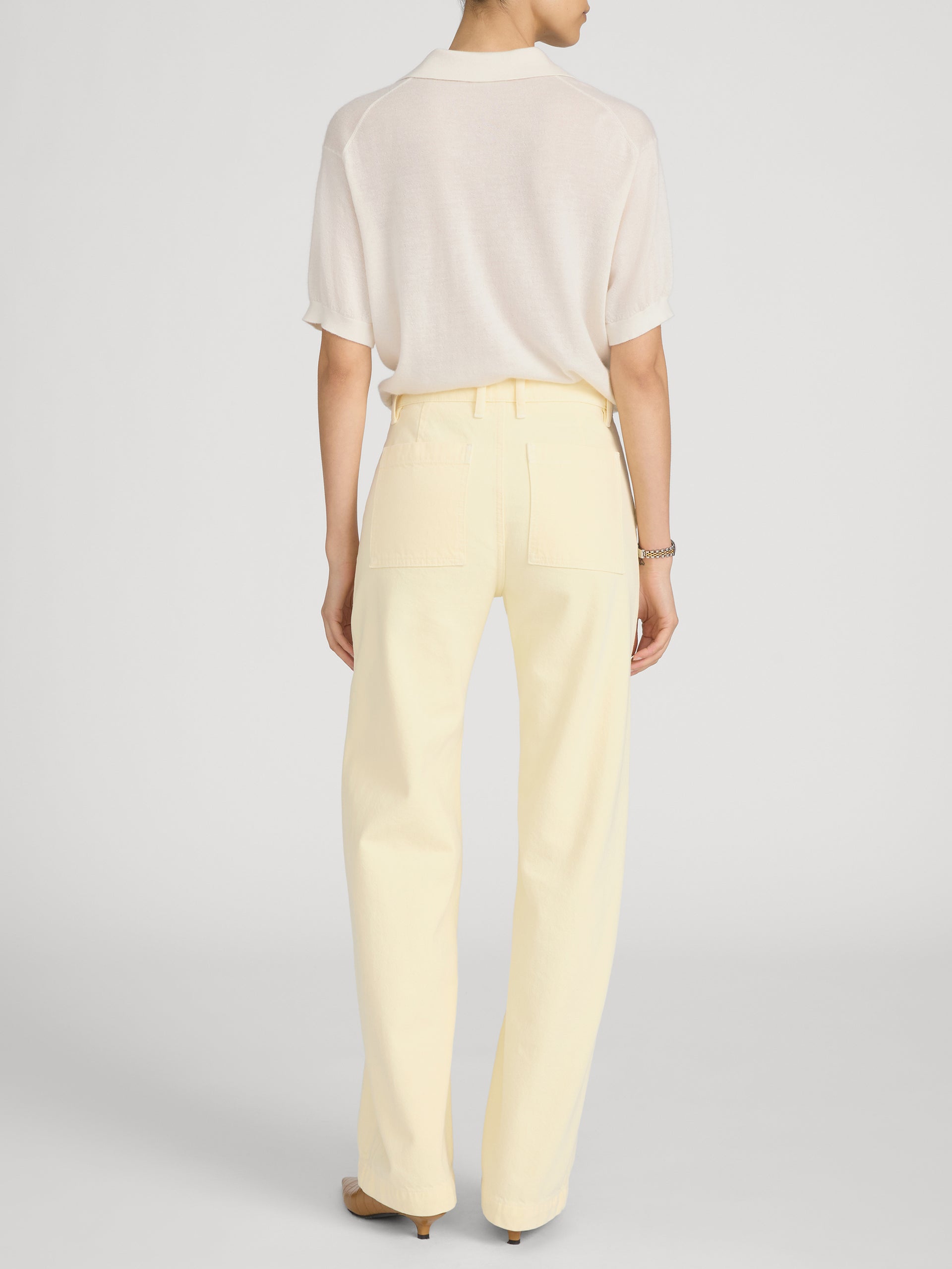 Jean on model back 