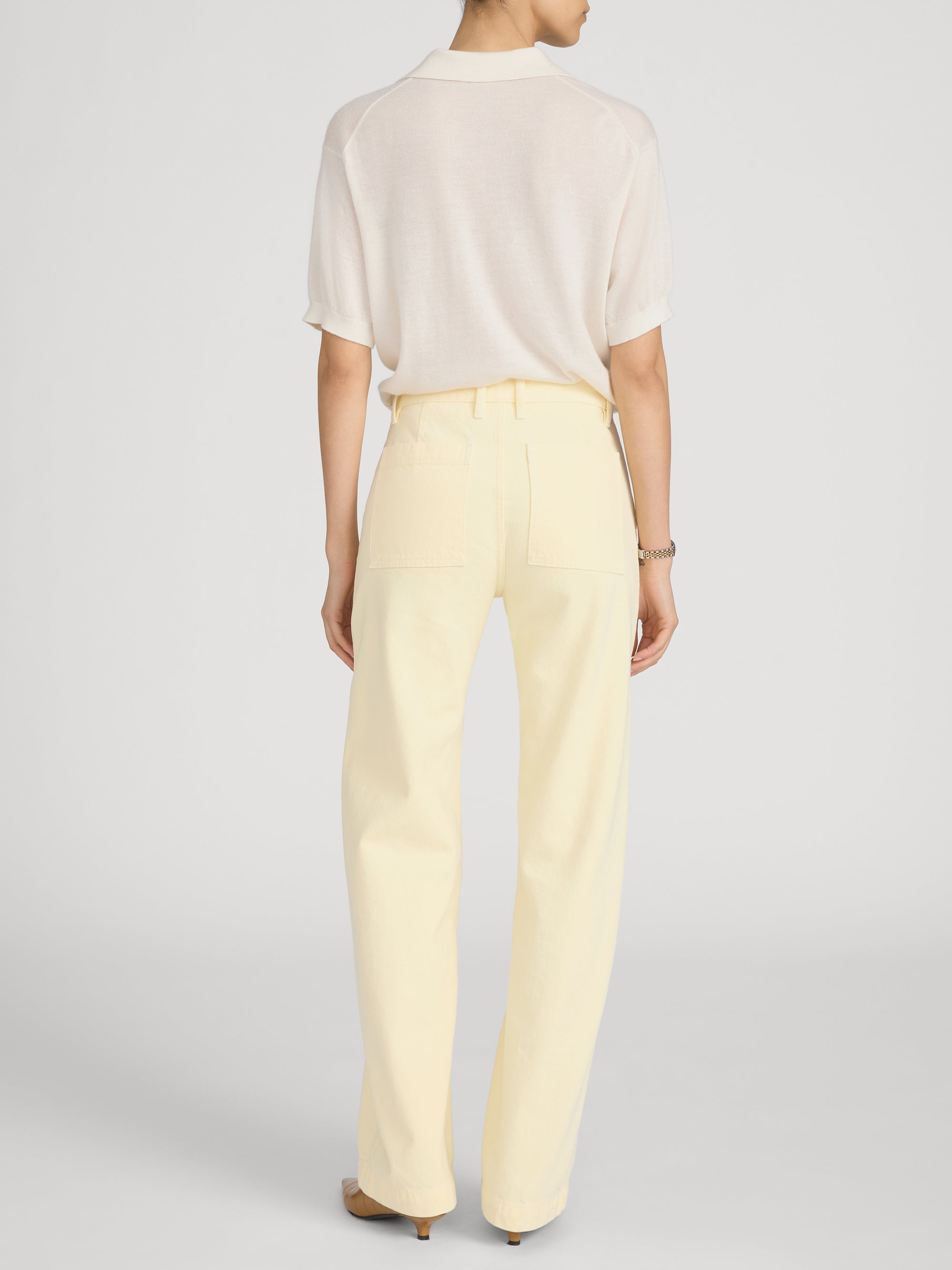 Jean on model back 