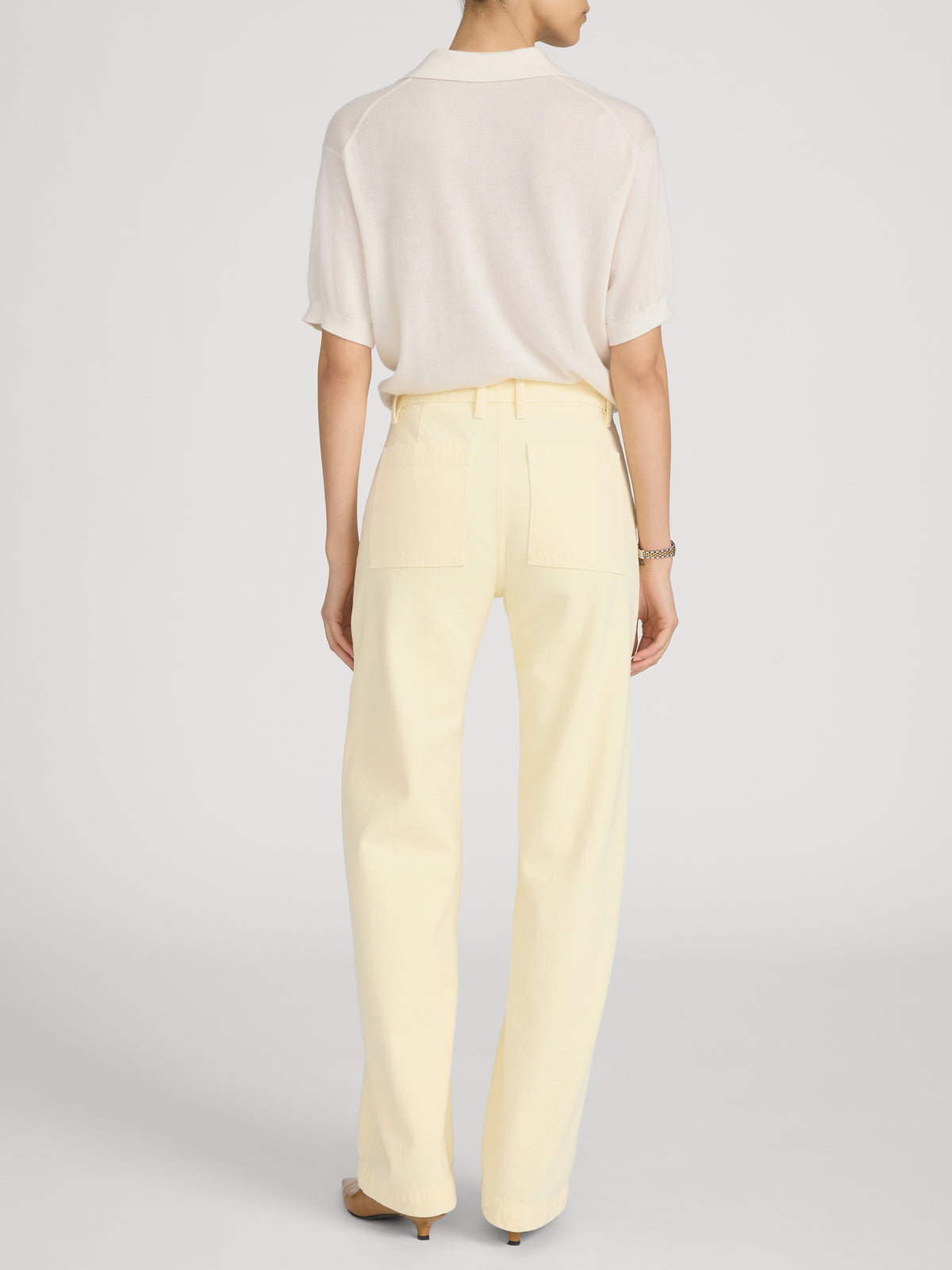 Jean on model back 