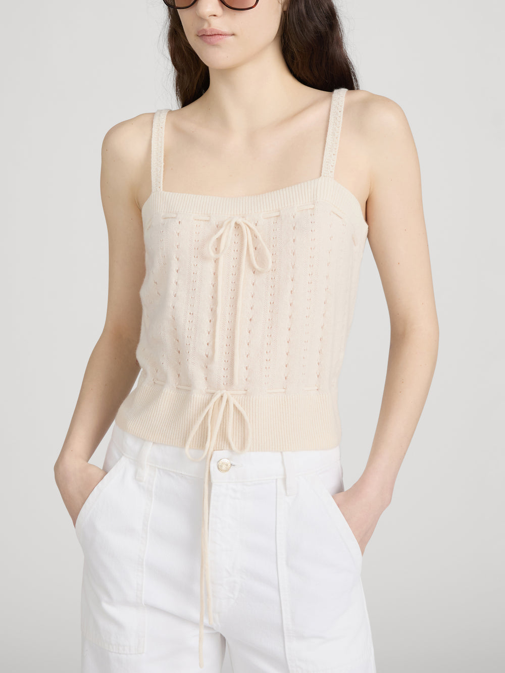 Top on model crop 