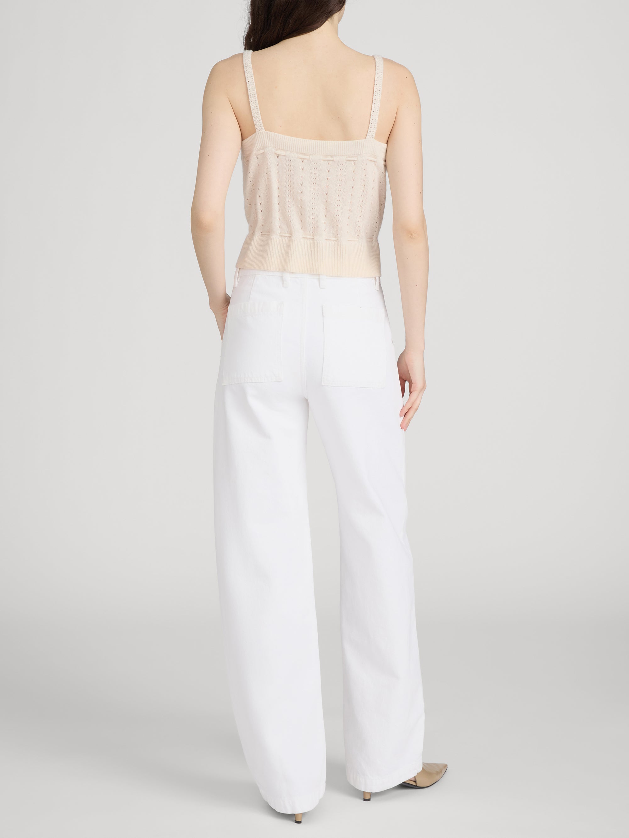 Jean on model back 