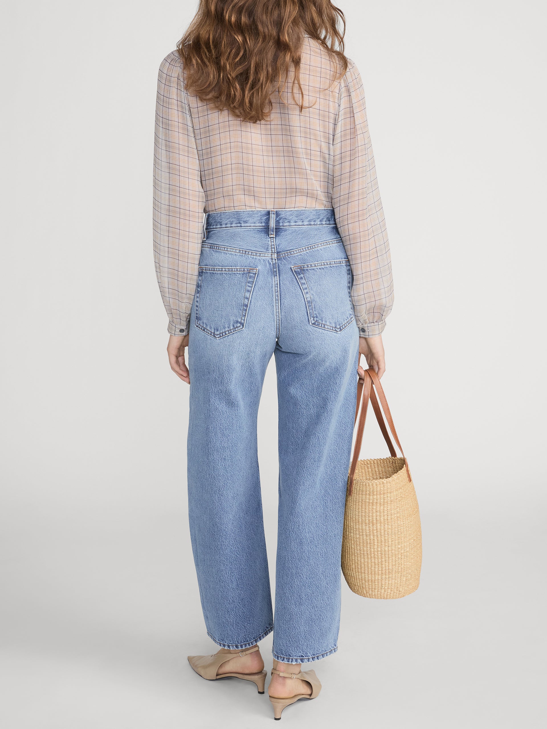 Jeans On Model Back 