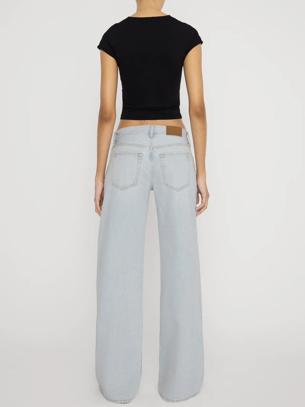 Jean on model back 