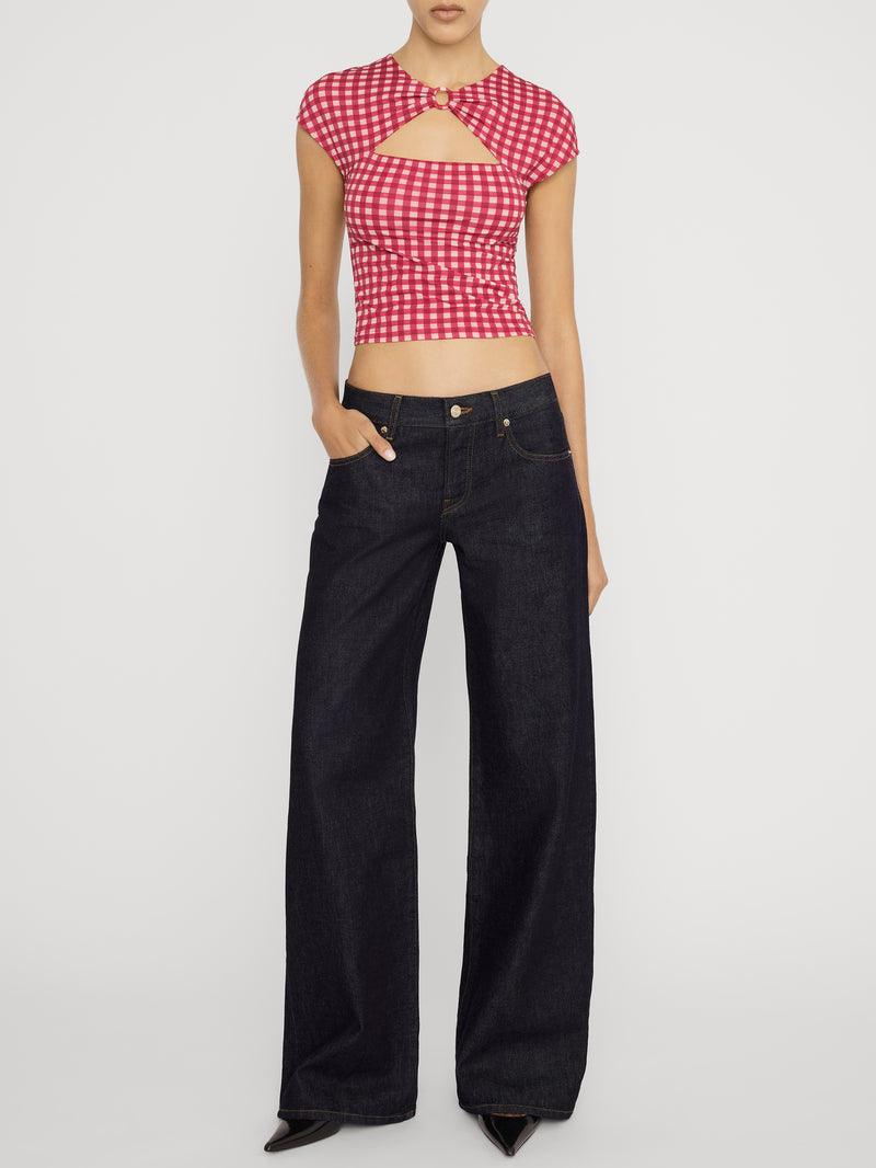 Jean on model front 