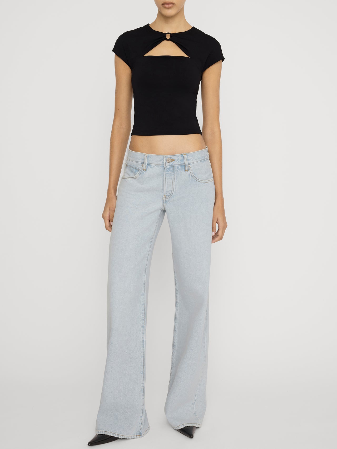 Jean on model front 
