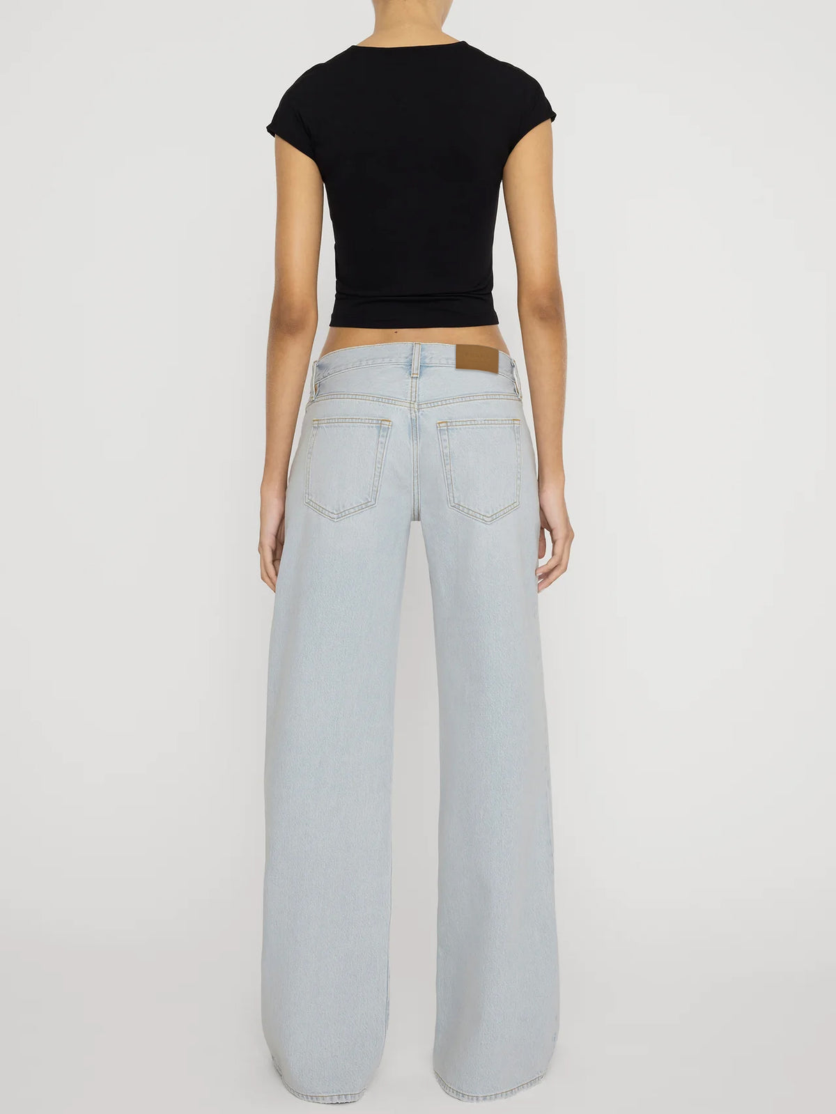 Jean on model back 