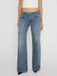Jean on model crop 