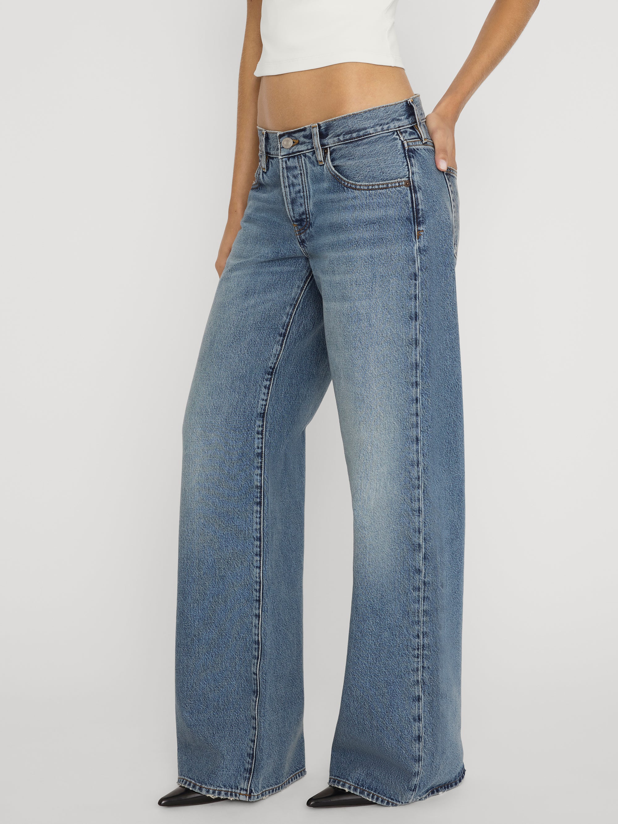 Jean on model side 