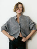 The Cashmere Fleck Cardi Editorial 