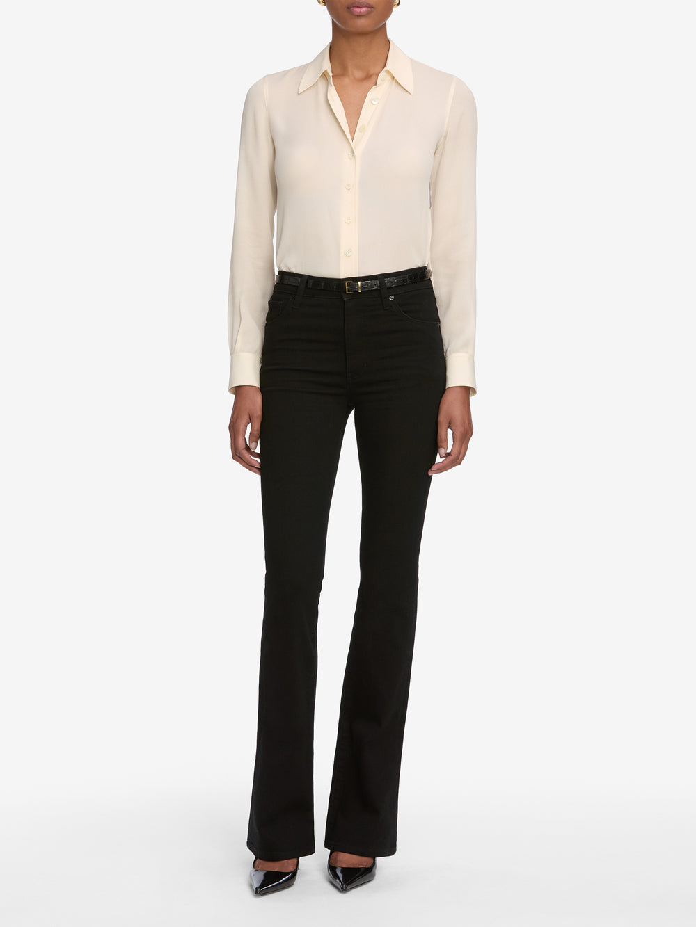 jeans full front view