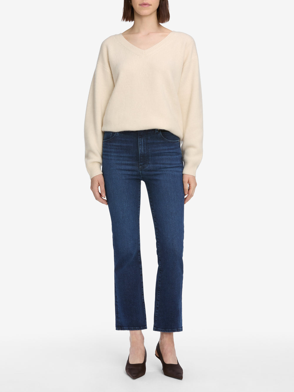 jeans full front view