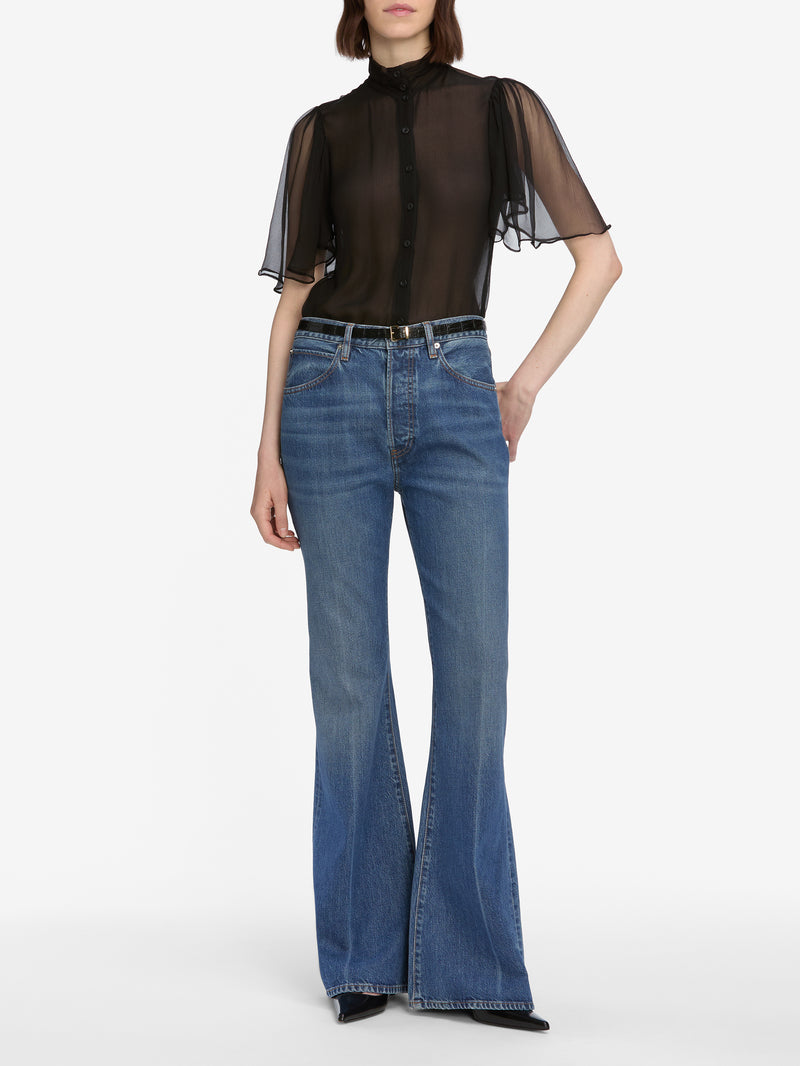 jeans full front view