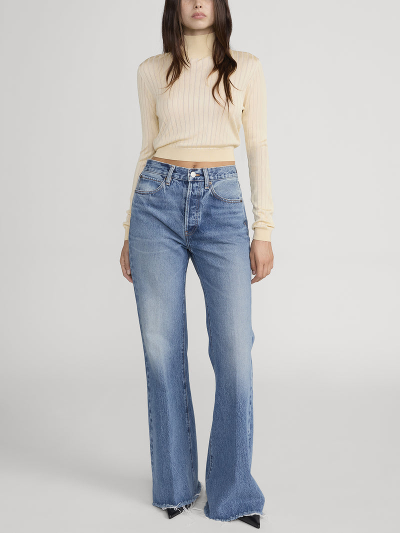 jeans full front view