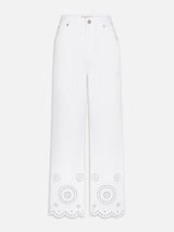 The Eyelet Flare -- White