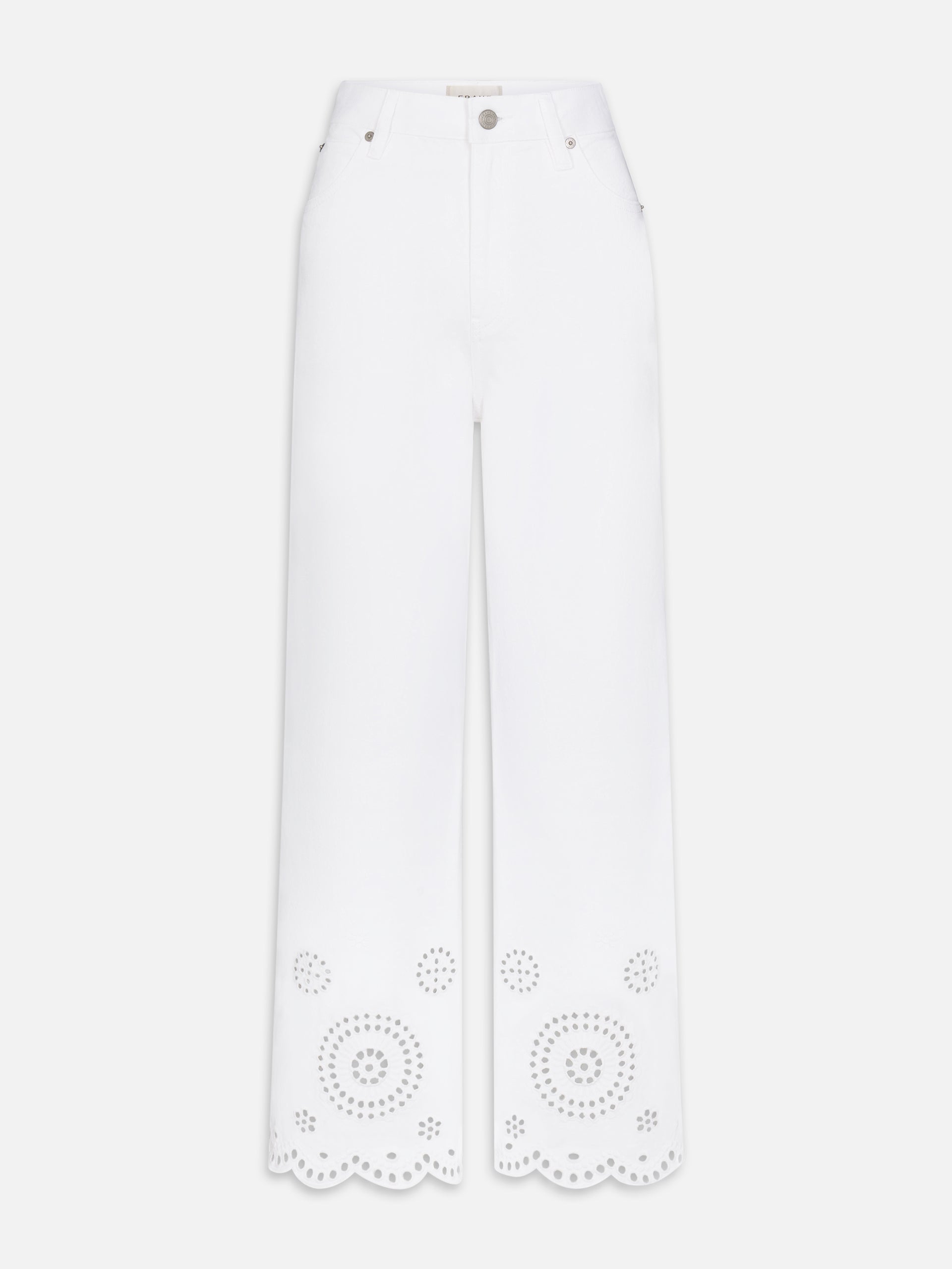 The Eyelet Flare -- White