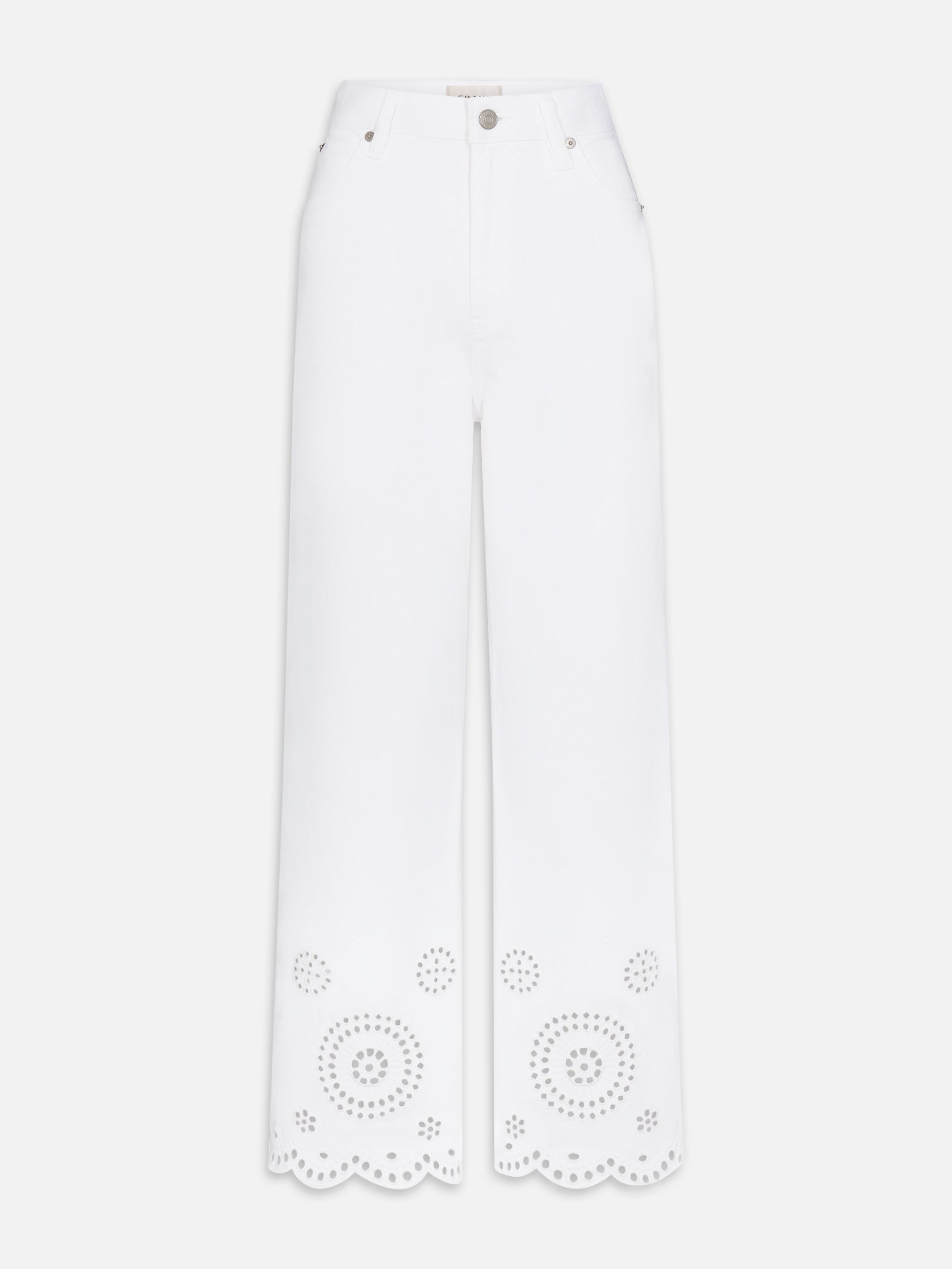 The Eyelet Flare -- White