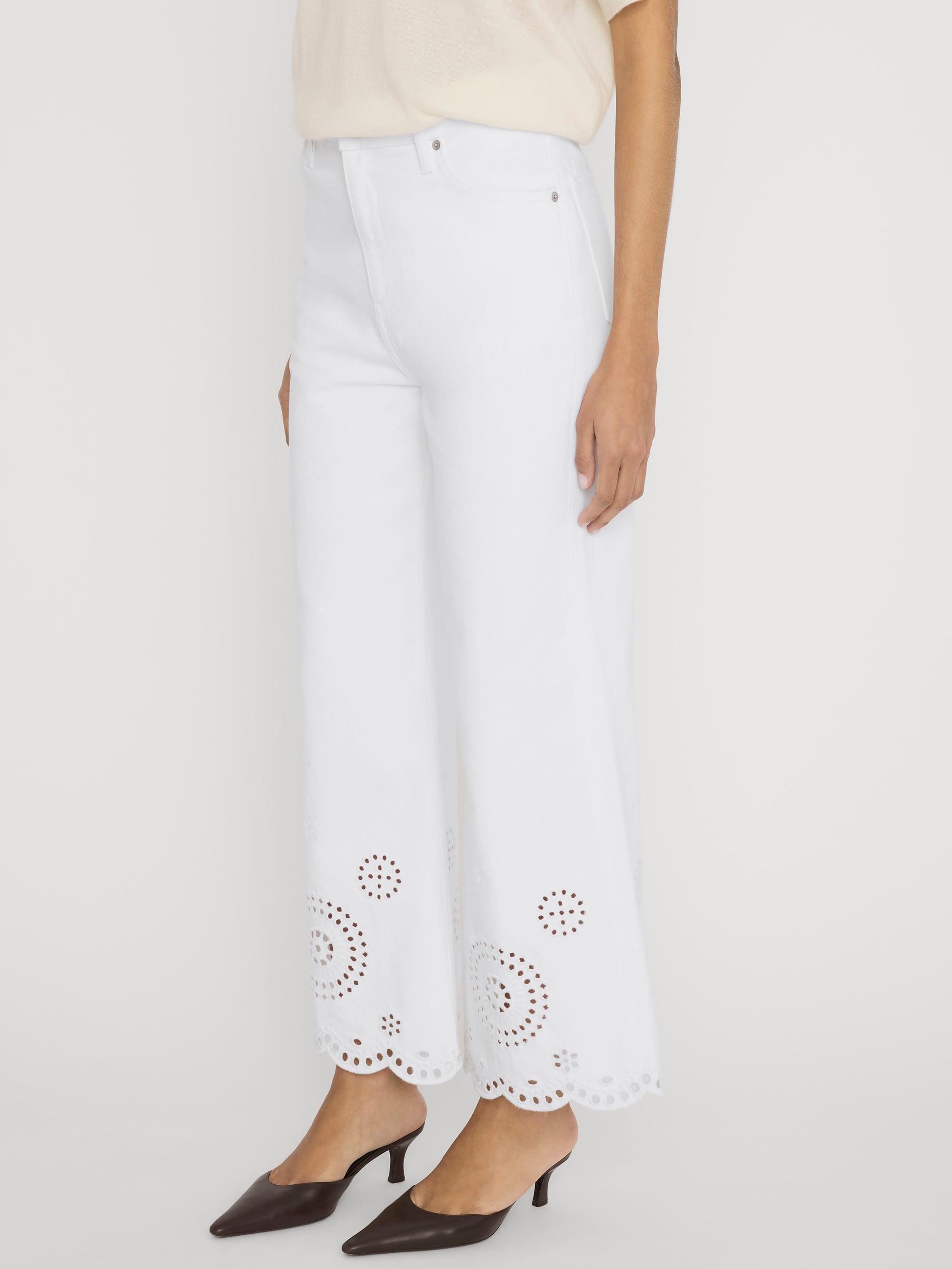 Pant on model side 