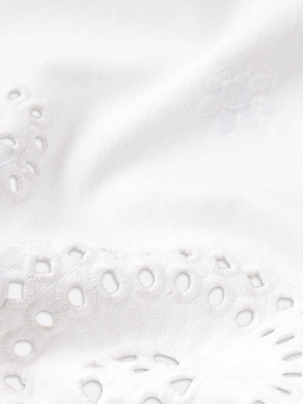 The Eyelet Flare -- White