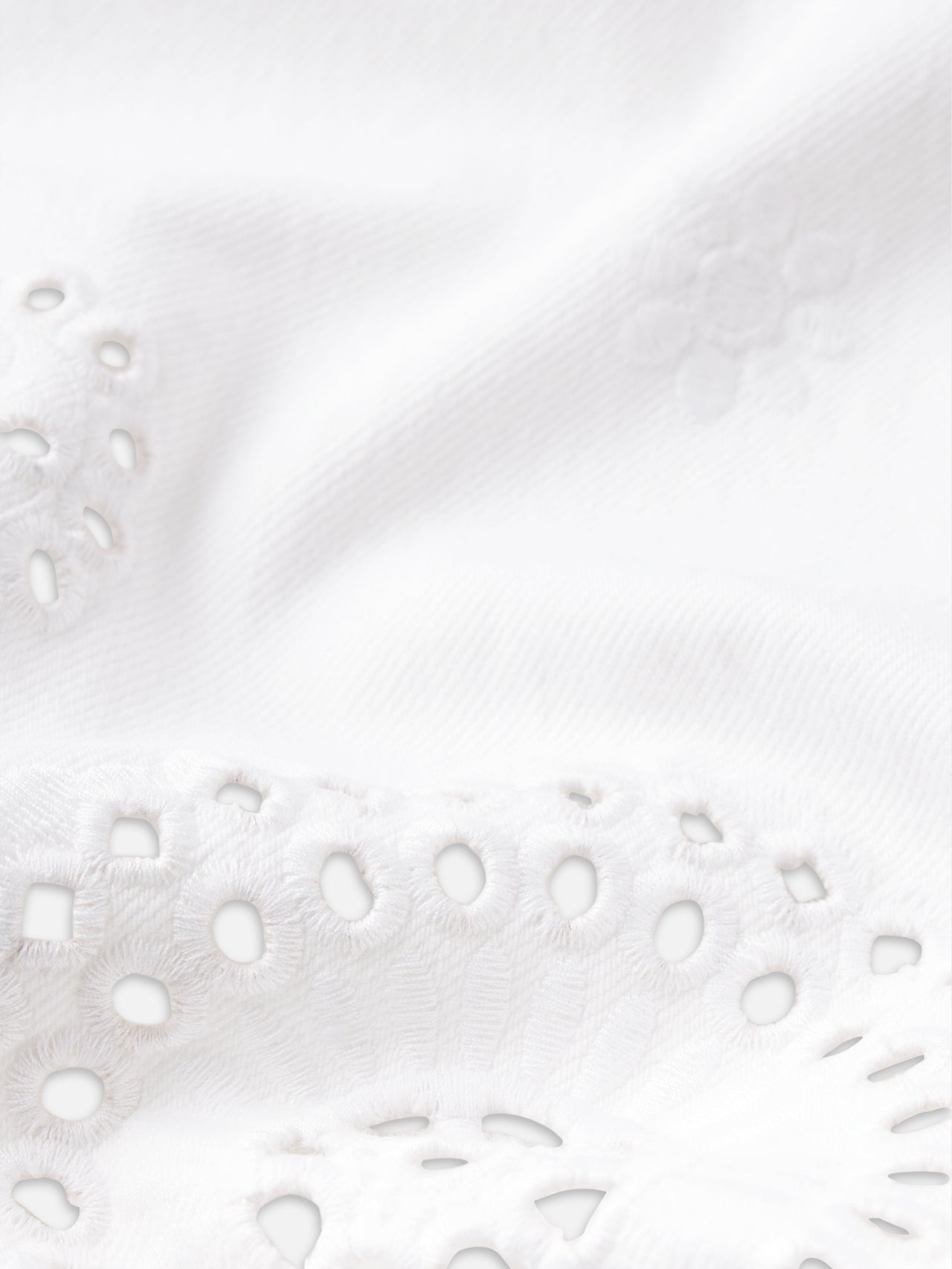 The Eyelet Flare -- White