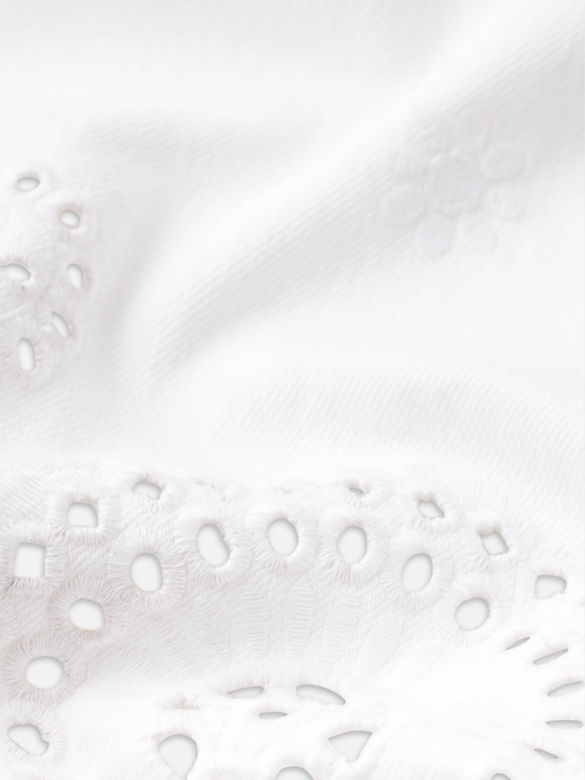 The Eyelet Flare -- White