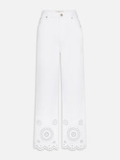 The Eyelet Flare -- White