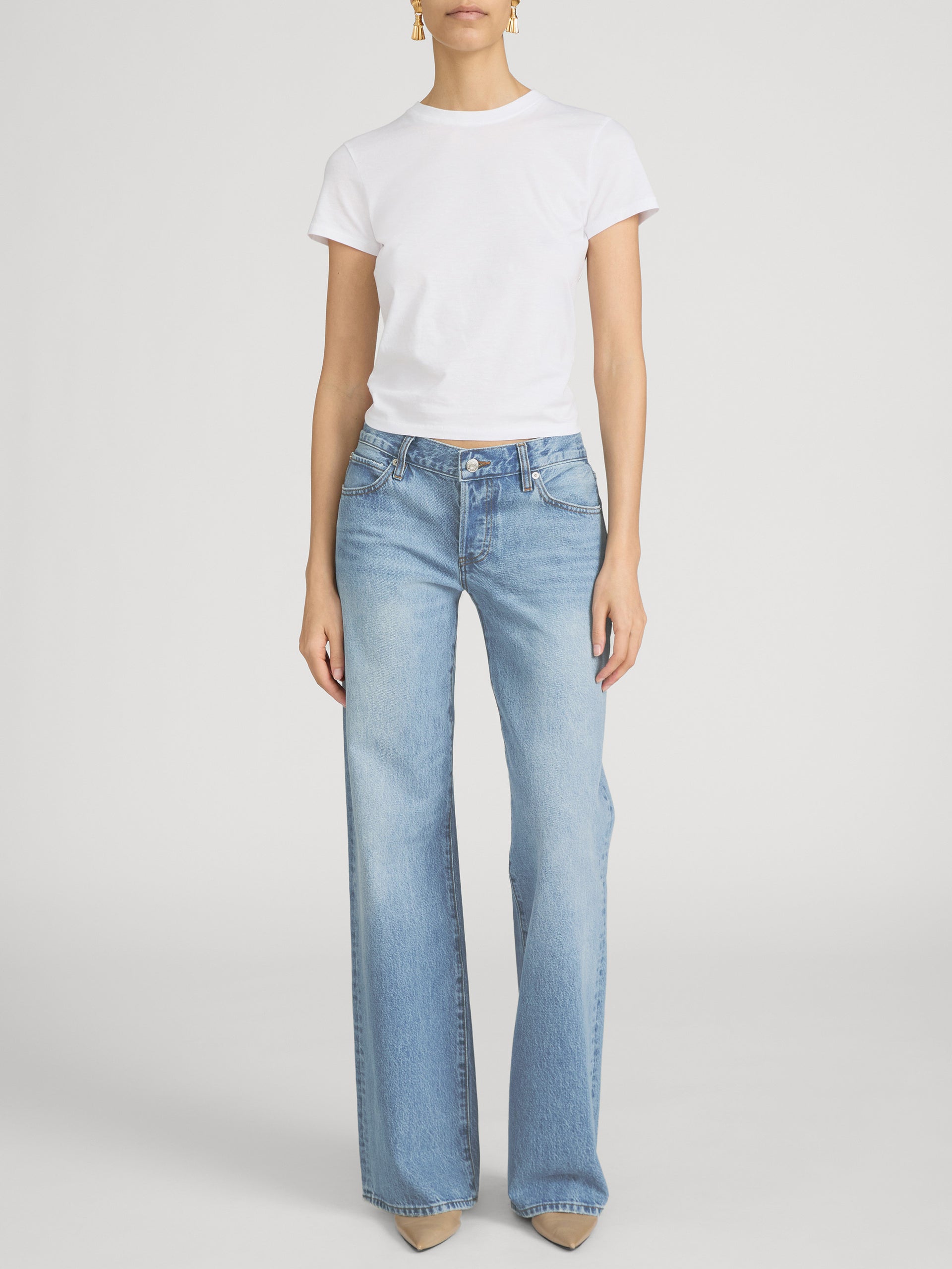 Jean on model front 