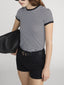 Tee On Model Side 